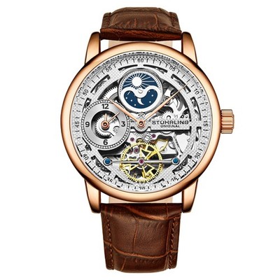 Legacy Brown/Leather/Silver Dial/Rose Case 3917.3 | Silver Dial Wristwatch 3917.