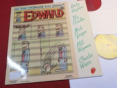 Nicky Hopkins Ry Cooder Mick Jagger  JAMMING WITH EDWARD  LP Rolling Stones COC