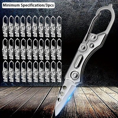 30PCS Stainless Steel Folding Knife Pocket Camping Utility Fruit Kitchen Gadgets
