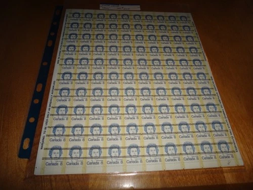 canada  scott#593xx  mint never hinged complete sheet