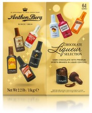 2026 Anthon Berg Dark Chocolate Liqueur Liquor 2.2 Lbs 64 Bottles Xmas Gift