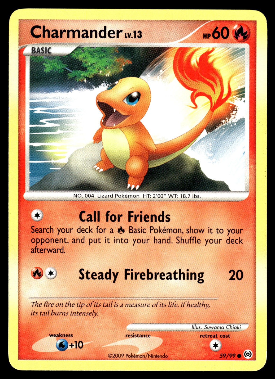 2009 Pokemon Platinum Arceus 59 Charmander LP 