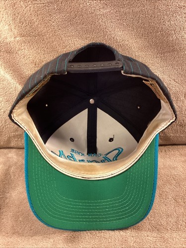 San Jose Sharks Vintage Hat Cap Sports Specialties Snapback Adjustable Pinstripe - Picture 6 of 8