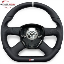 Sport Lenkrad Lederlenkrad AUDI A3 8P A4 8H ohne Multifunktion Abgeflacht