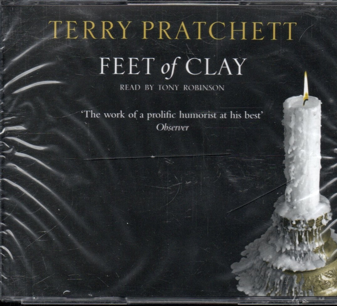 FEET OF CLAY by Terry Pratchett - 3xCD Audiobook *NEW & SEALED* *Tony Robinson*