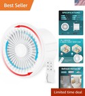 6" Two-Way Exhaust Fan with Remote – Efficient Indoor/Outdoor Air Circulator