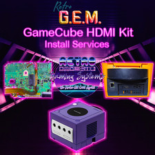 Nintendo Game Cube Retro GEM HDMI Send-In Ins...