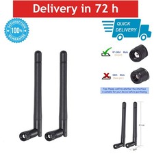 BINGFU WiFi Antenna 2-Pack 2.4GHz 5GHz 5.8GHz RP-SMA Male