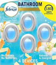 Febreze Bathroom Air Freshener, Odor-Fighting, Plug In Alternative, Air