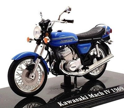 Nice 1/24 Atlas Editions Switzerland Kawasaki Mach IV