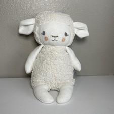 Hallmark Agnello Sherpa Peluche Morbido Texture Peluche 13" Lovey Sacchetto di Fagioli Bianchi