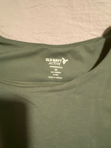 Old Navy Active Green PowerLine Sports Bra, XXL - Picture 3 of 4