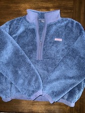 Vineyard Vines Sherpa Blue Sweatshirt Large H...