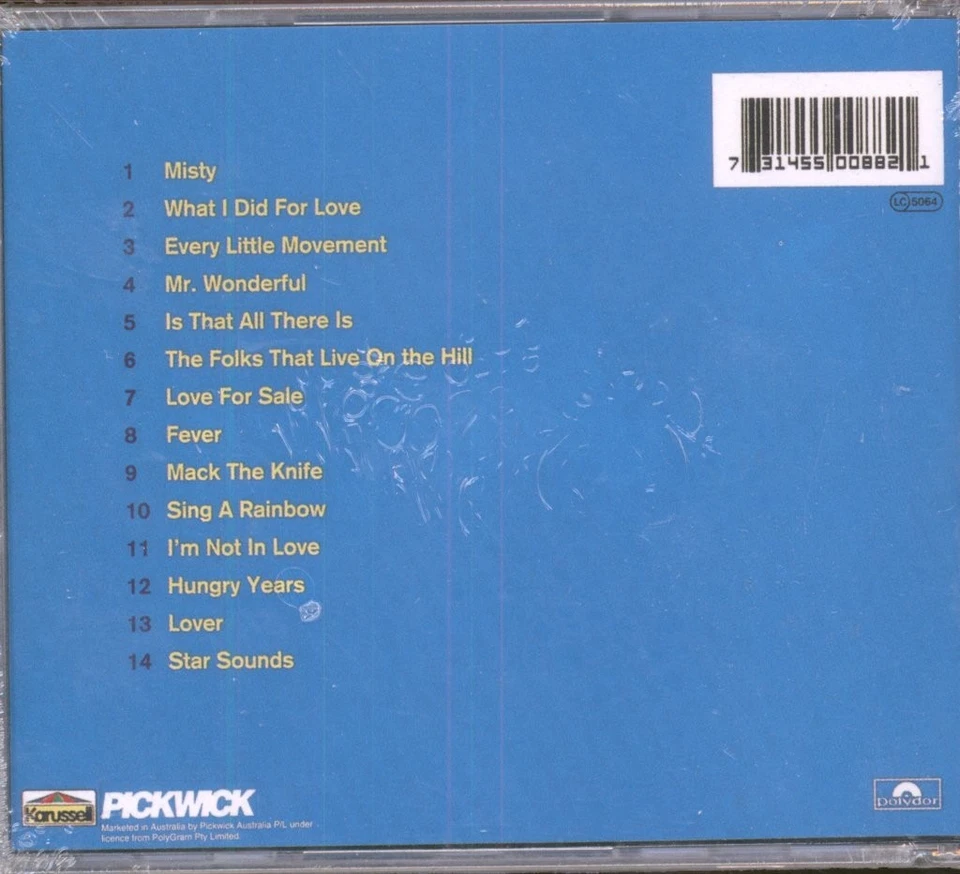 Peggy Lee You Give Me Fever CD Australien Karussell 1993 CD 5500882 - Bild 2 von 2