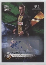 2016 Topps Apex Green Auto /50 Fabian Herbers #38 Rookie Auto RC