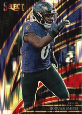 2025 Panini Select #262 Roquan Smith Black and Red Prizm Shock