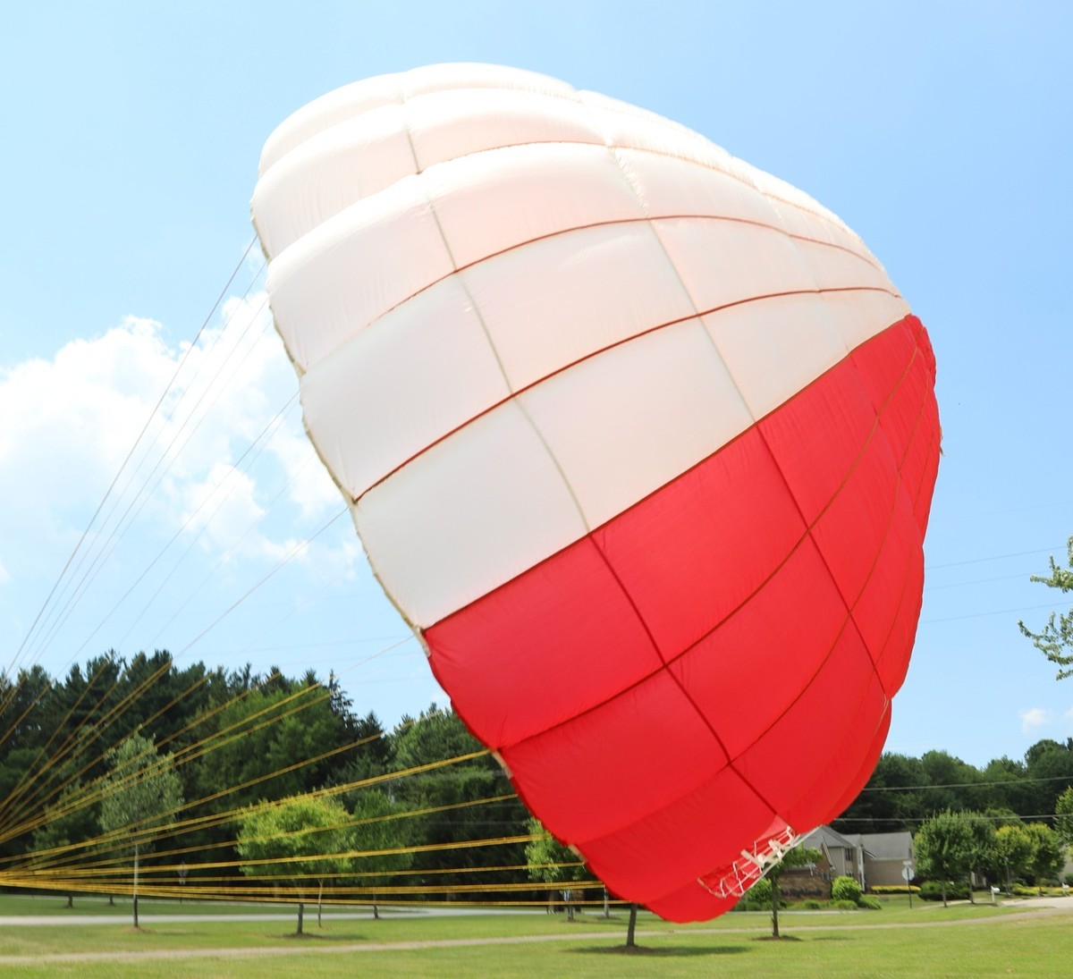 Security 26ft round parachute reserve canopy + Security 150