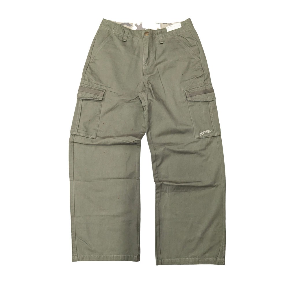 Rusty Tank Girl Low Rise Wide Fit Carg o Pant Womens in Shadow