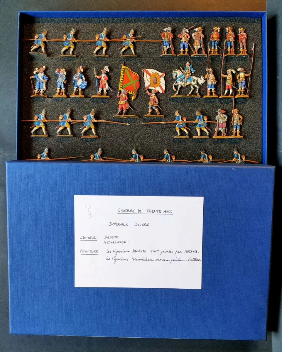PLATS D'ÉTAIN - Zinnfiguren : Guerre de 30 ans - 20 soldats