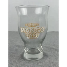 Golden Road Brewery 16oz Mango Cart Wheat Ale Beer Bell Shaped Pint Glass