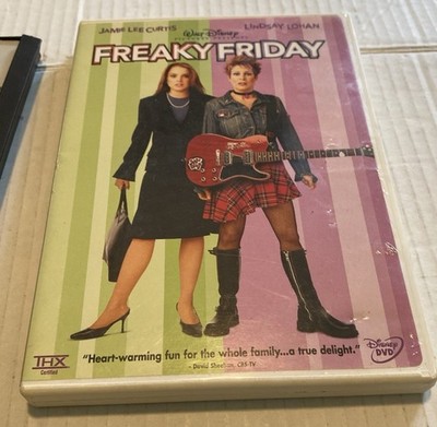 Disney Freaky Friday DVD Jamie Lee Curtis Lindsay Lohan Comedy Free Shipping
