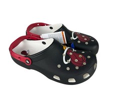 NEW Crocs Miami Heat NBA Classic Clog Black Red Mens 208861-001