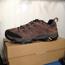 Men's Moab 3 WTPF Hiking Shoes color Bracken size 10