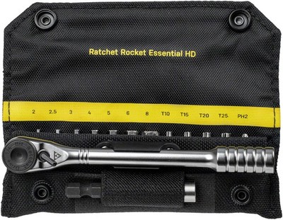 Topeak Ratchet Rocket Essential HD Multi-Tool with Magnetic Holder, 12 Bits &