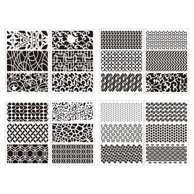 Art Drawing Templates Reusing For School Craft Projects And Creative Design