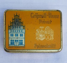 Cr&uuml;well-Haus-Privat Tabak alte Blechdose leer Gebr. Cr&uuml;well Bielefeld