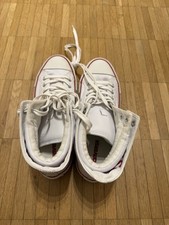 Converse All Star Padded Collar Slip – Weiß/Rot, Gr. 42