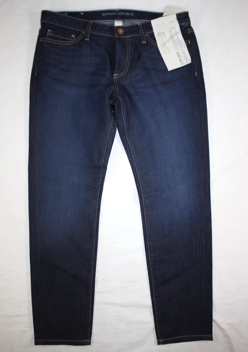 Jeans Femme Banana Republic Skinny Stretch - Taille 24, Délavé Indigo Foncé - Occasion Excellent état