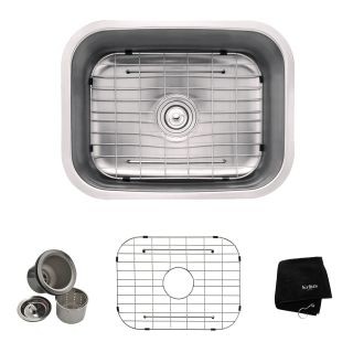 Кухонная раковина Kraus KBU12 23 с одной раковиной из нержавеющей стали 16-го калибра 17190₽