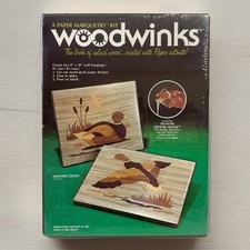 VTG Woodwinks Paper Marquetry Kit.  Hunters Quest  Wood Art. 702311 New 