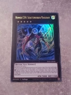 Yugioh TCG Rarity Collection 5 Nummer C104: Schattenhorror Maskerade Ultra Rare