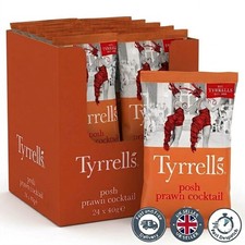 Tyrrells Posh Prawn Cocktail Crisps 40g Case of 24 BK168