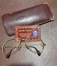 Occhiali Vintage Cartier Aviatore Oro