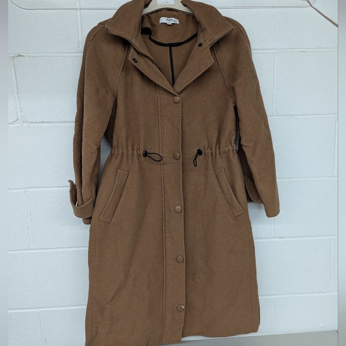 ジャケット・アウター less tailor long coat brown RTR Jason Wu Collective Drawstring Wool Coat xs (0-2) Peacoat
