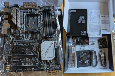 Asus Prime X370-PRO AM4 ATX-Mainboard 8x SATA mit Zubehör+OVP (90MB0TD0-M0EAY0)