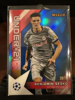BENJAMIN SESKO SALZBOURG réfracteur Topps chrome Bundesliga 2022 #187 EUR 1,74 - FR