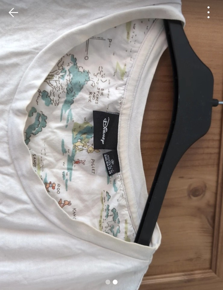 Primark Disney Winnie The Pooh Pyjama Top Small Size 1012 eBay