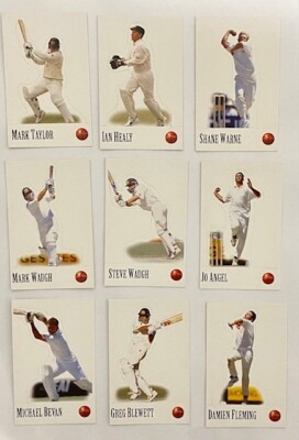 1996-97 Select Cricket Stickers Pop Up Cards. Pick which ones you need.