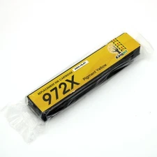 Kingjet Ink Cartridge Replacement for HP 972X 972 Yellow Pigment X003LYRT NEW