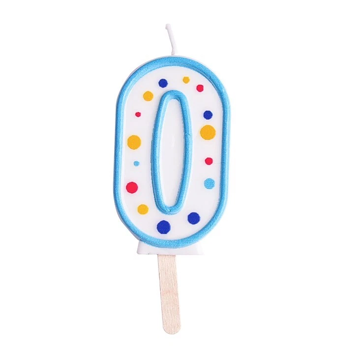 Número Vela Cumpleaños GRANDE AZUL Selección de Pasteles Celebración Fiesta Decoración PME Foto 2 de 4