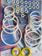 FLIPPER- STRATO FLITE -WILLIAMS-KIT ELASTIQUES.DOIGT DE BATTEUR JAUNE -PINBALL