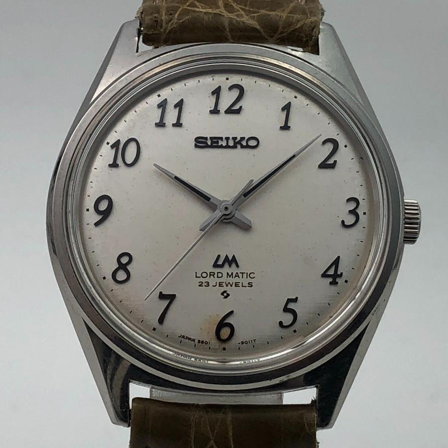 SEIKO LORD MATIC Automatic 1972 Vintage One-piece Case 5601-9000