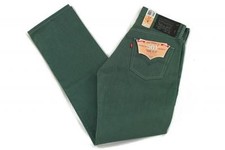 NWT New Levi's Pants 501 Teal Green 00501 1499 100 Cotton Shrink to Fit