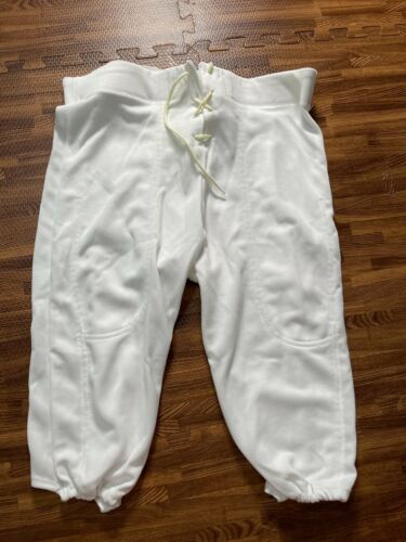 Pantalones de fútbol americano Bike Athletic Company Dazzle color blanco talla XL - Imagen 1 de 4