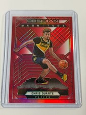 2021-22 Panini Obsidian Chris Duarte Rookie Magnitude Electric Etch Red Flood RC