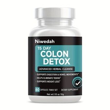 Colon Cleanser Detox for Weight Flush - 15 Day Intestinal Cleanse Pills  Pro